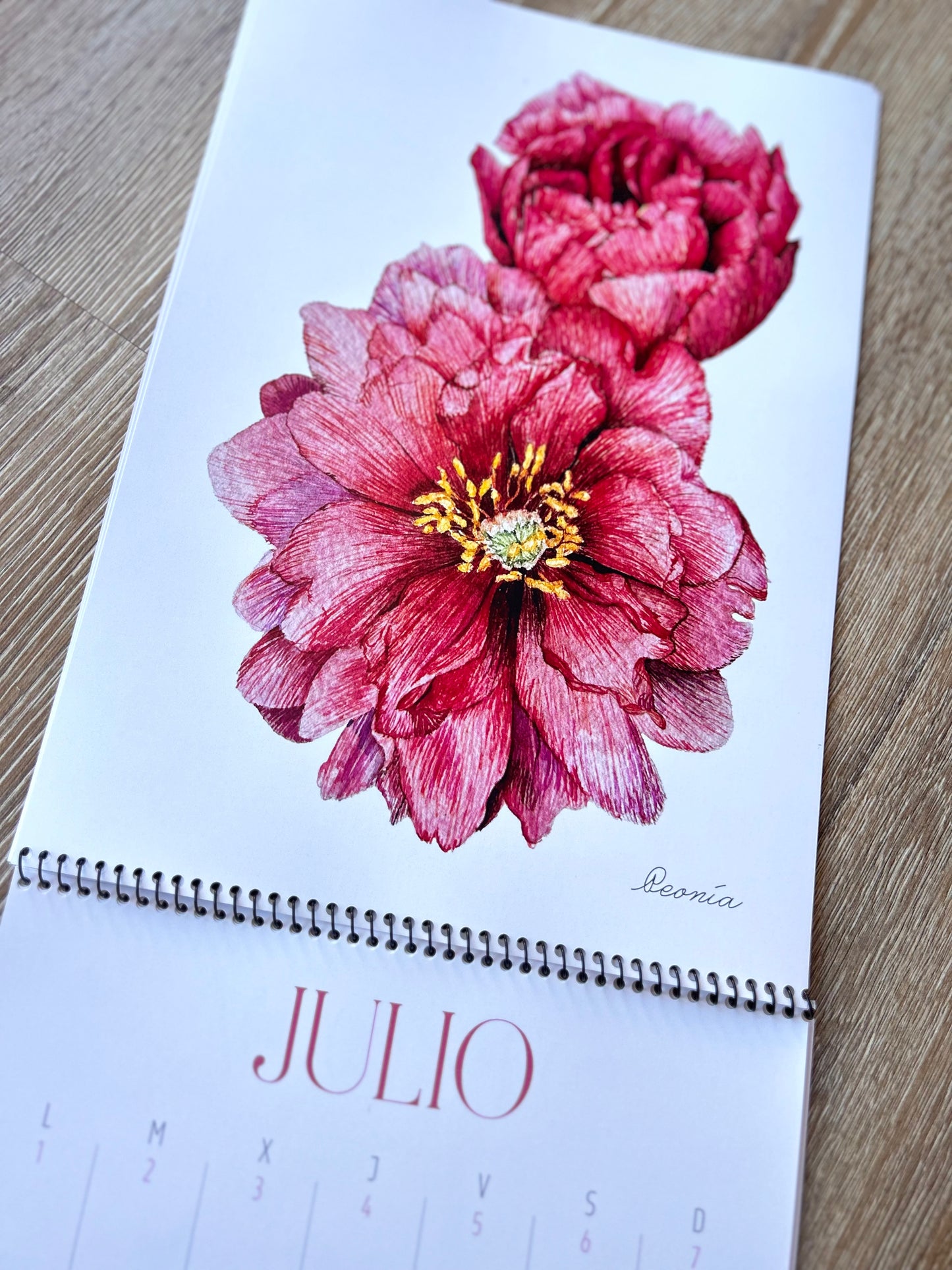 Calendario Floral 2025