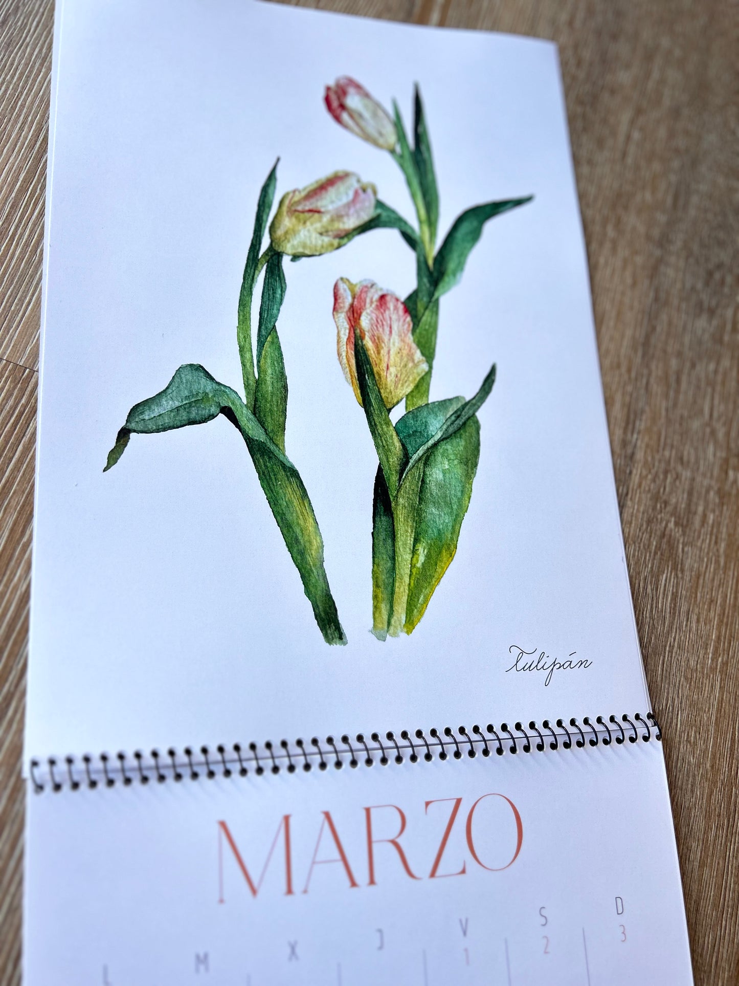 Calendario Floral 2025