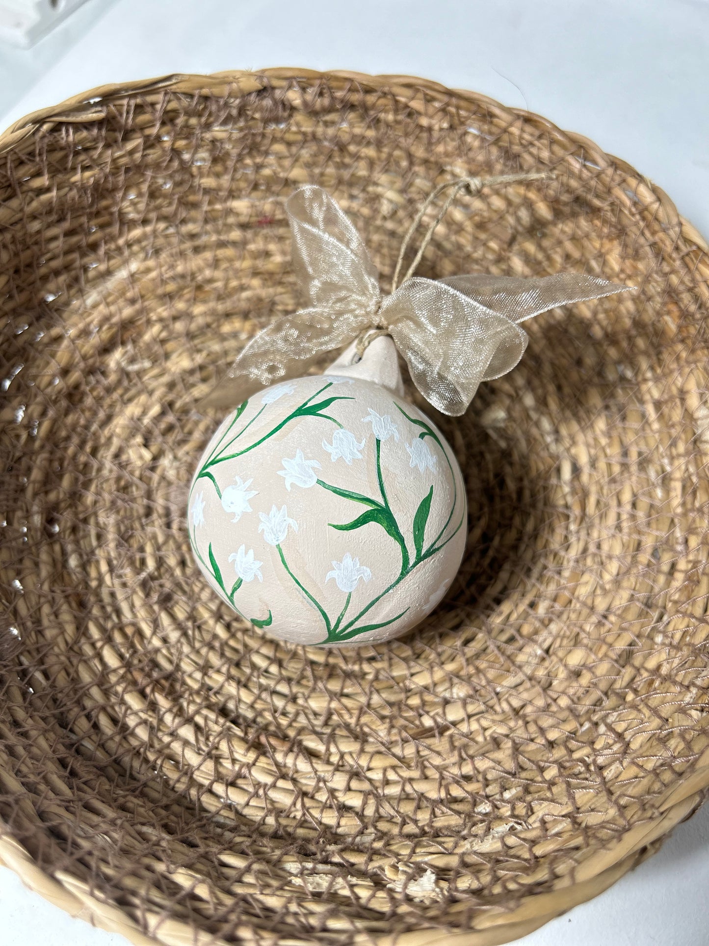 Bola de Navidad pintada a mano