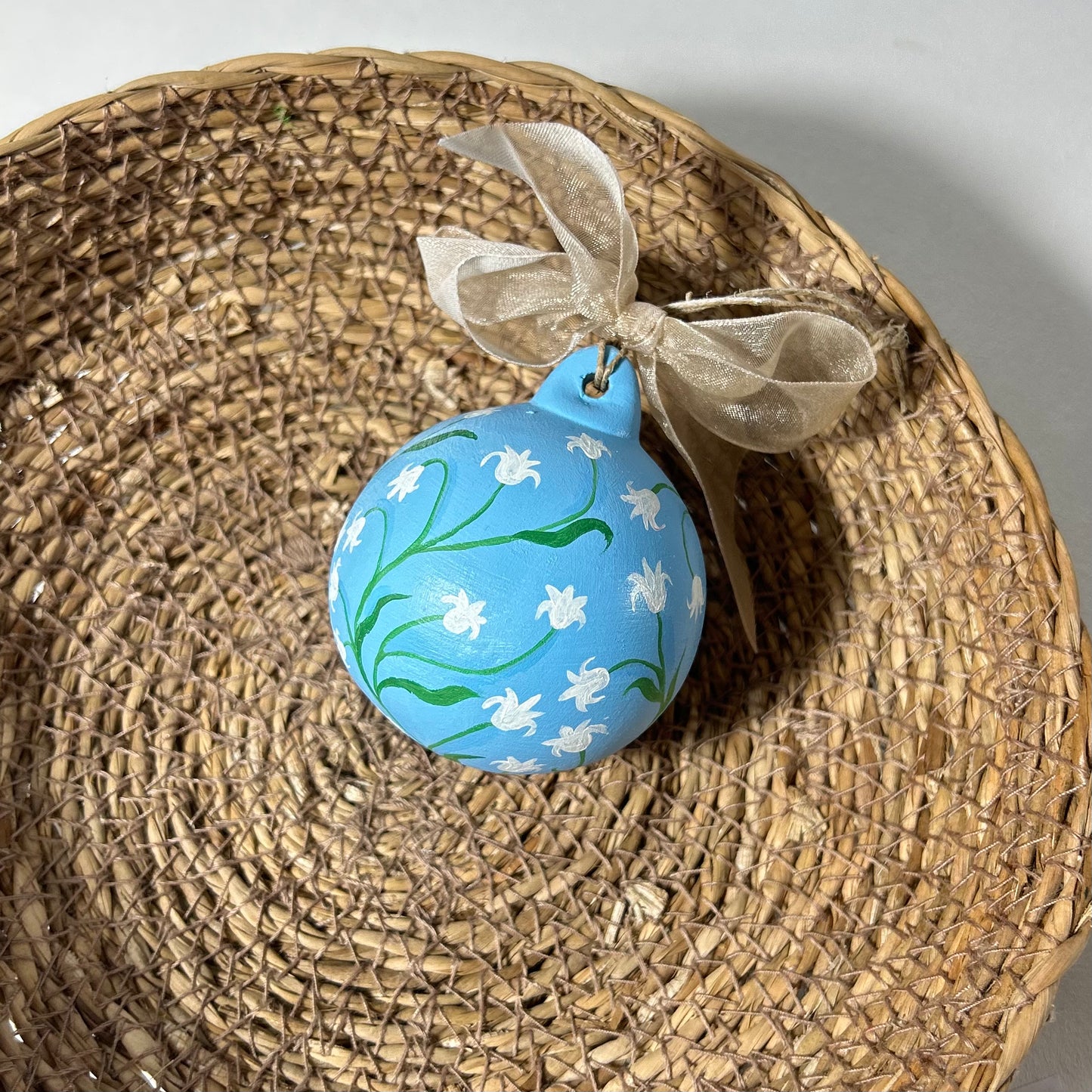Bola de Navidad pintada a mano