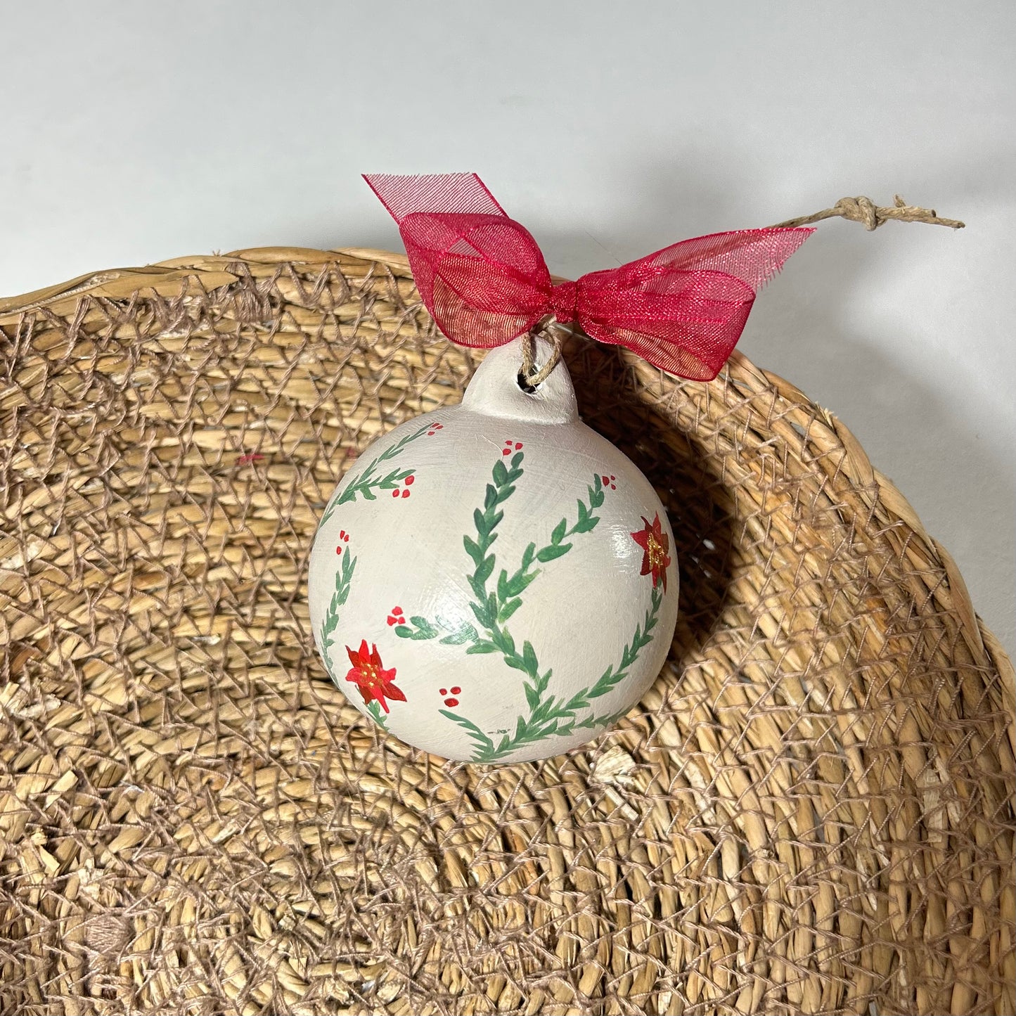 Bola de Navidad pintada a mano