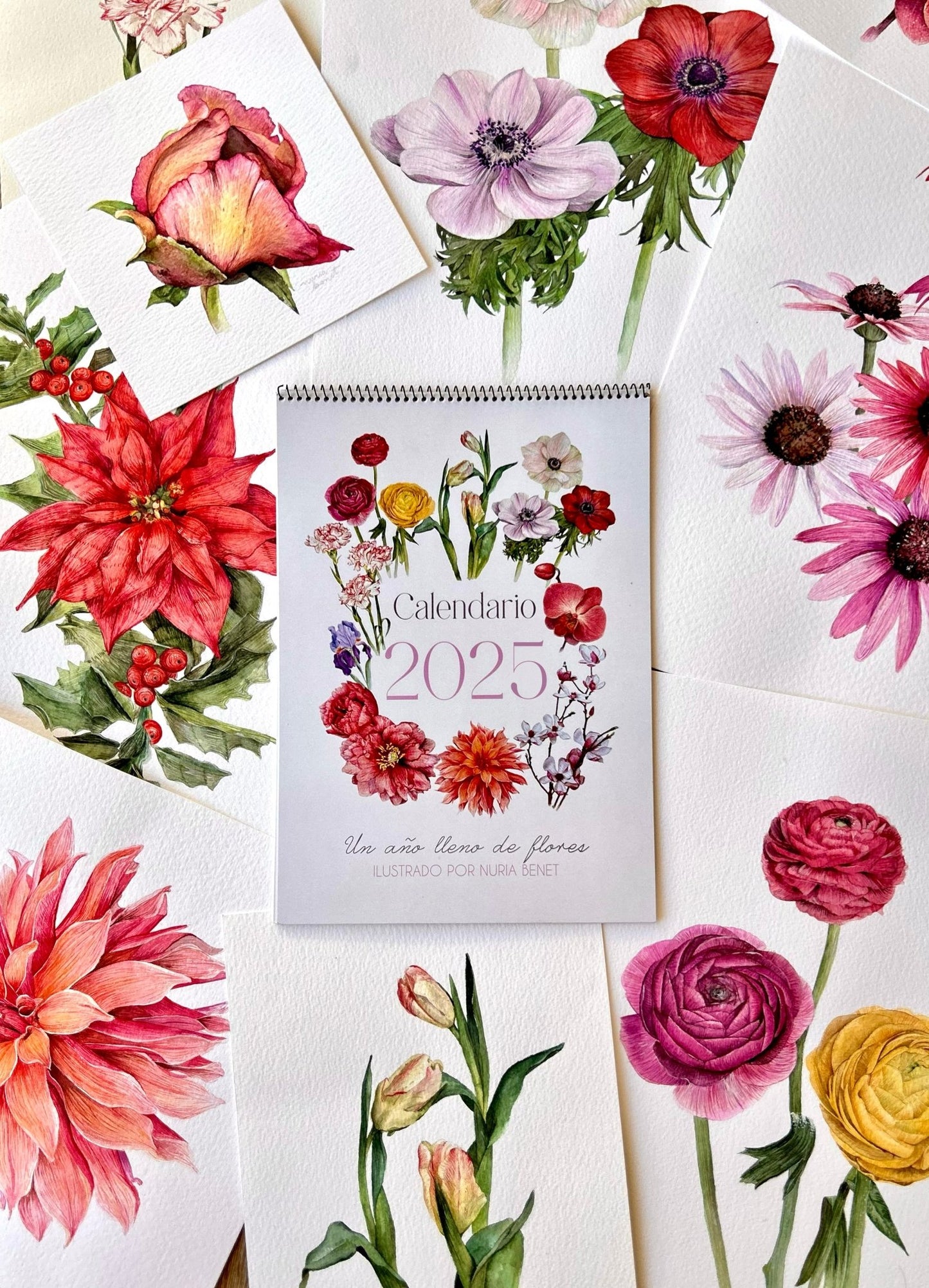 Calendario Floral 2025 - Nuria Benet