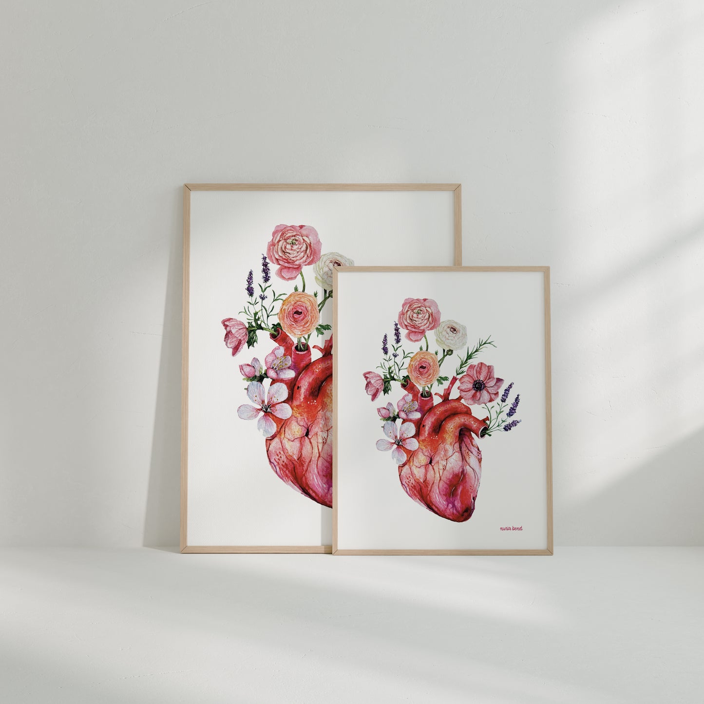 Print Latidos Florales Acuarela