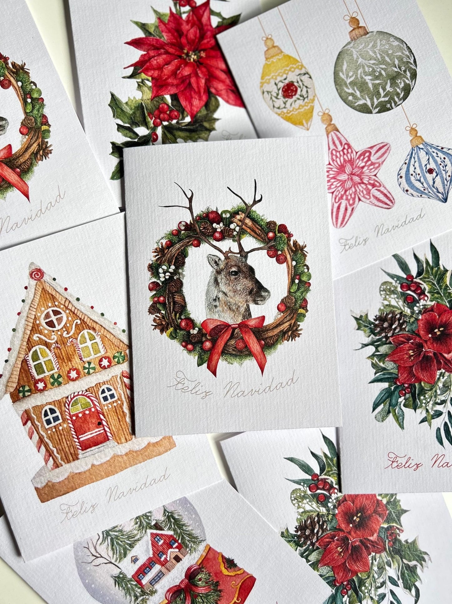 Postal Navidad Reno - Nuria Benet