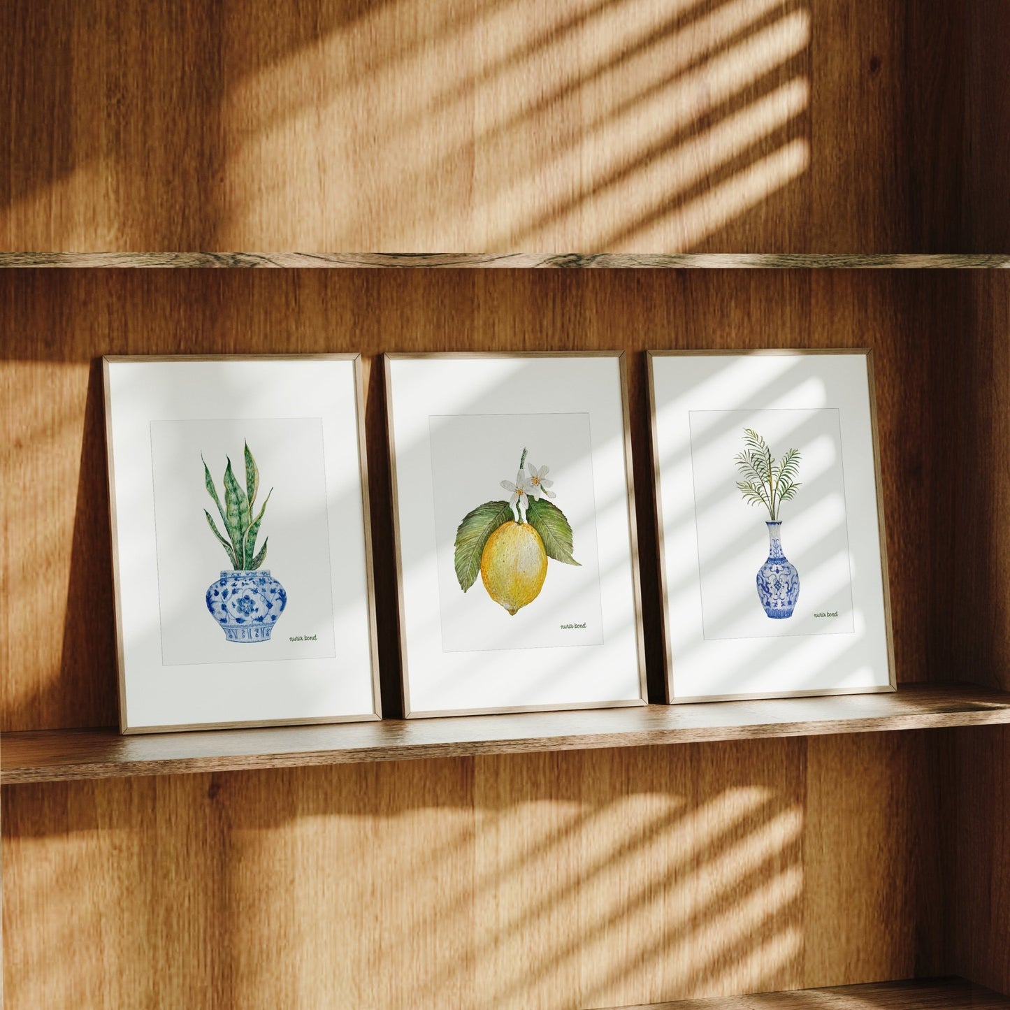 Print Maceta Palmera Acuarela - Nuria Benet