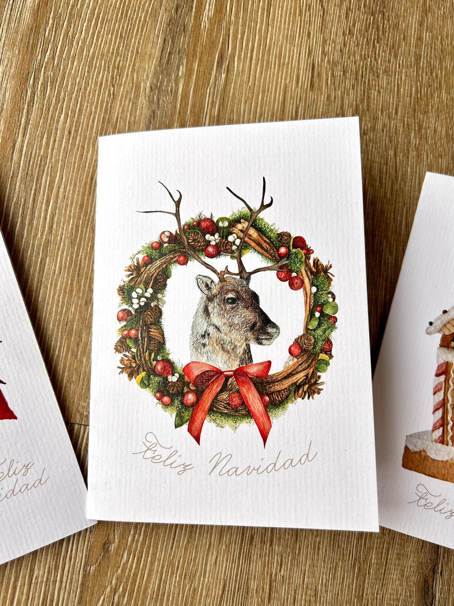 Postales Navidad Acuarela - Nuria Benet