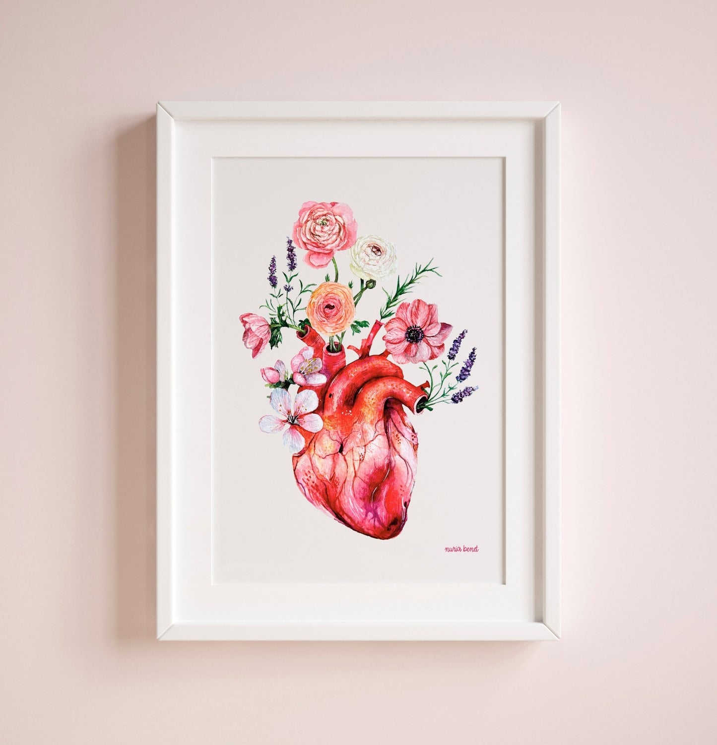 Print Latidos Florales Acuarela - Nuria Benet