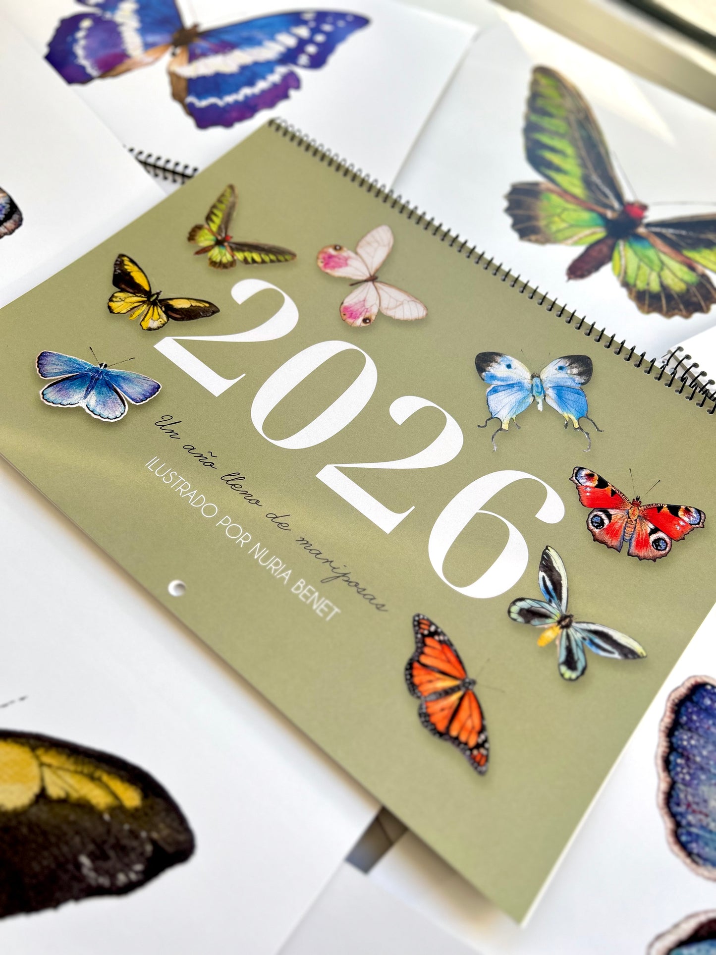 Calendario Mariposas 2026
